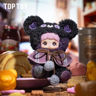 TOPTOY x MayMei-Tiny Bear Cookie Series Plush Doll Blind Box ฟิกเกอร์ของสะสม พวงกุญแจตุ๊กตาผ้า ฟิกเกอร์สำหรับวันเกิด ของขวัญ ตุ๊กตาผ้าแบบห้อย