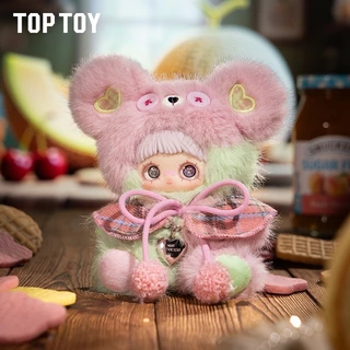 TOPTOY x MayMei-Tiny Bear Cookie Series Plush Doll Blind Box ฟิกเกอร์ของสะสม พวงกุญแจตุ๊กตาผ้า ฟิกเกอร์สำหรับวันเกิด ของขวัญ ตุ๊กตาผ้าแบบห้อย
