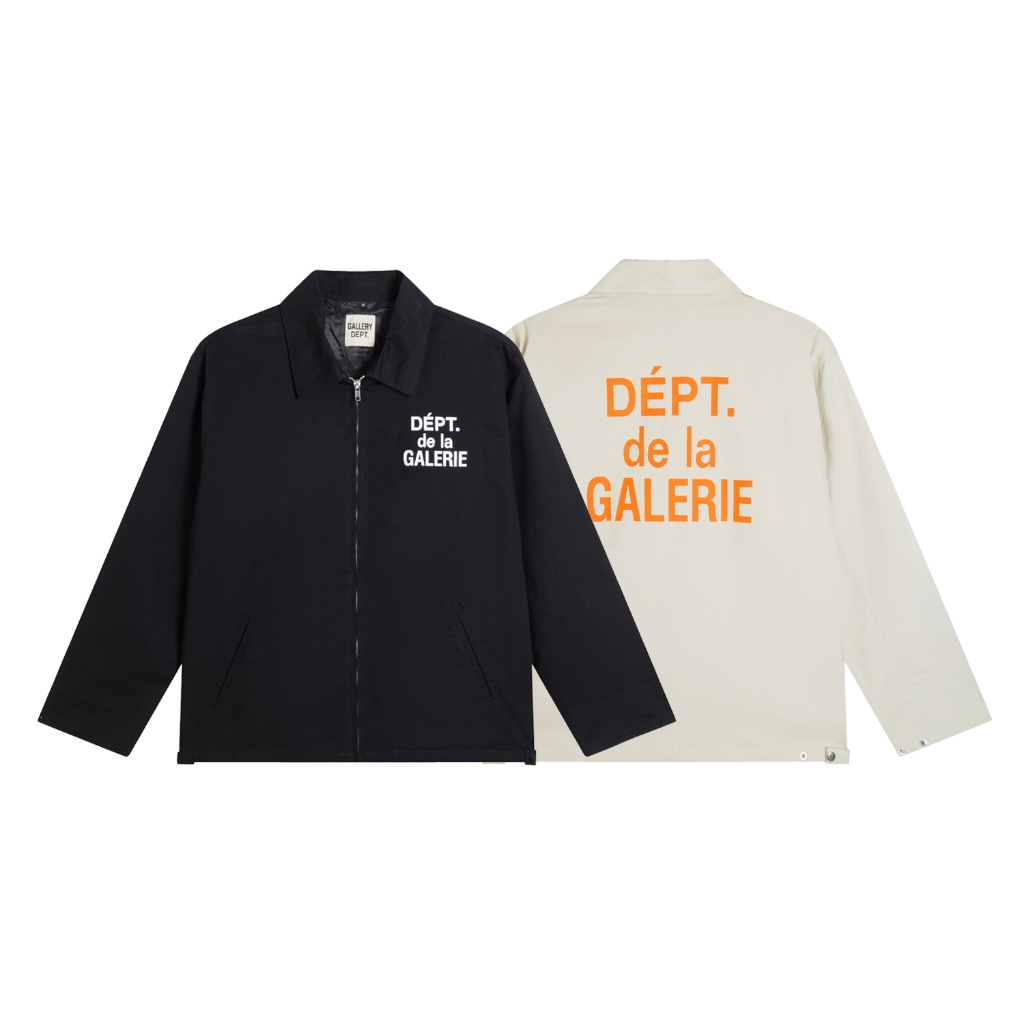 ใหม่ French Basic Letter Logo Printing Jacket Coat Coach Jacket Coat
