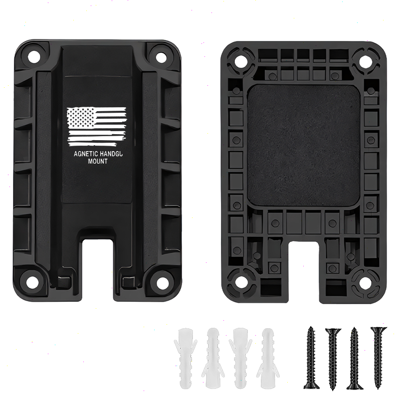 PA66+GF30 Magnet Gun Mount ความจุ 35 ปอนด์ Quickdraw Magnet Handgun Mount สําหรับรถยนต์และบ้าน