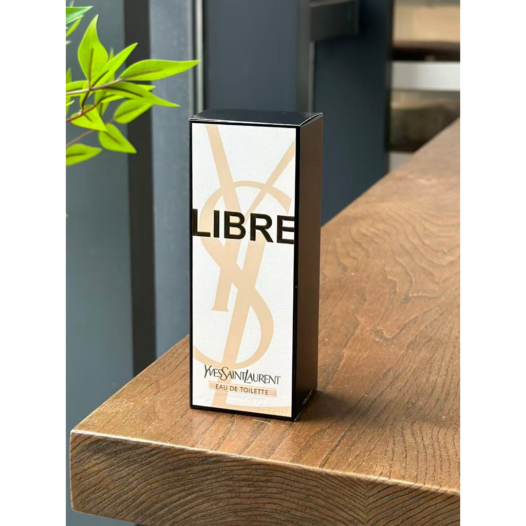 Yves Saint Laurent YSL Libre Water Of Freedom Ladies Eau De Toilette Classic Gold Label ขวดสี่เหลี่ย