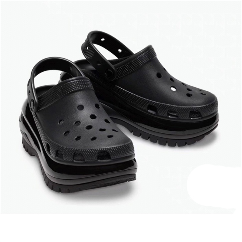 CROC CROC รองเท้าแตะแพลตฟอร์มชายหาดสําหรับสุภาพสตรีรองเท้าแตะ