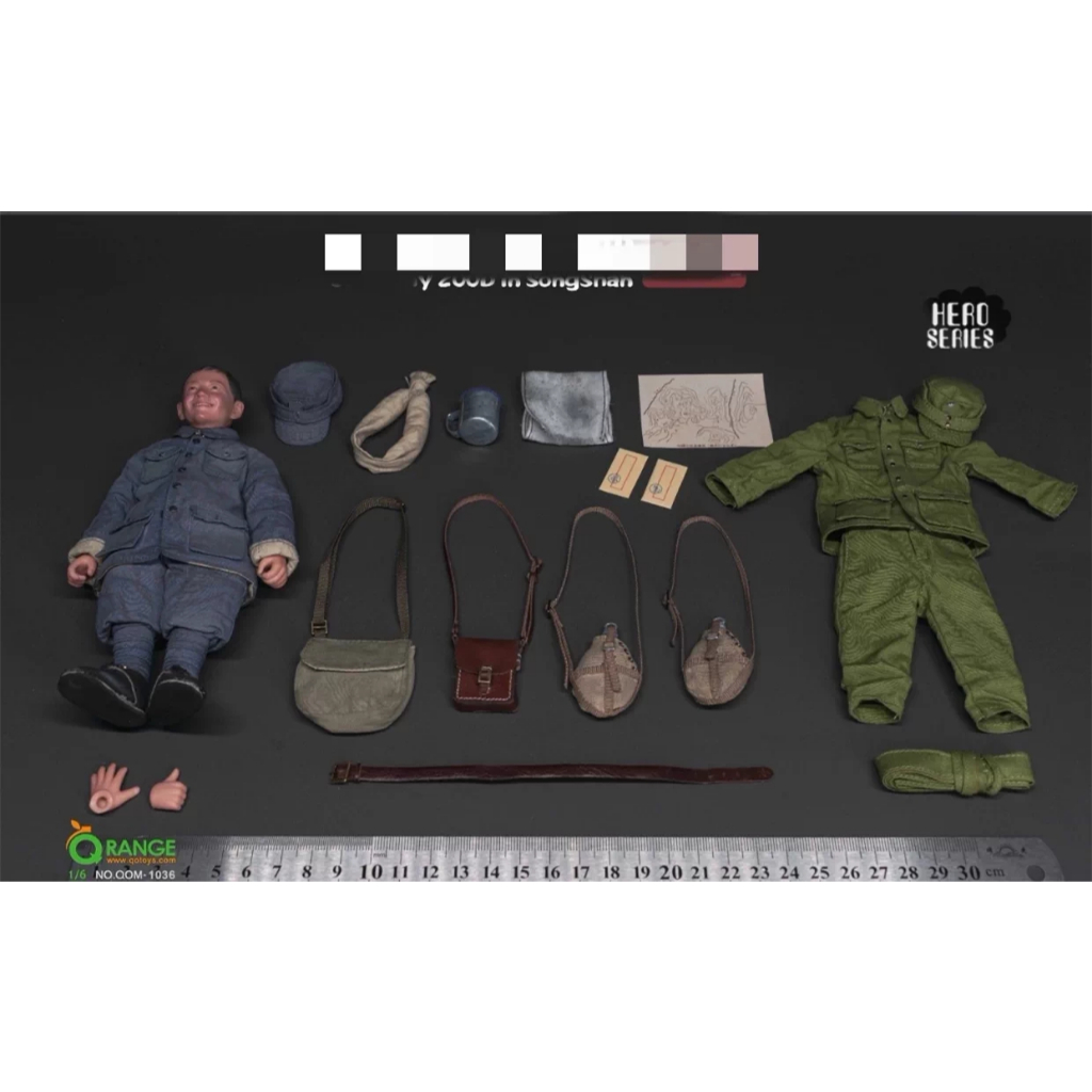 QORANGE QOTOYS 1/6 แผนก 200 ของกองทัพที่ 5 ที่ Songshan, 1944 QOM-1036 Action Figure