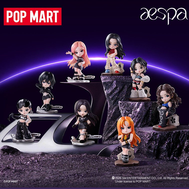 POPMART aespa Memorable Picks Blind Box Karina Giselle Winter Ningning