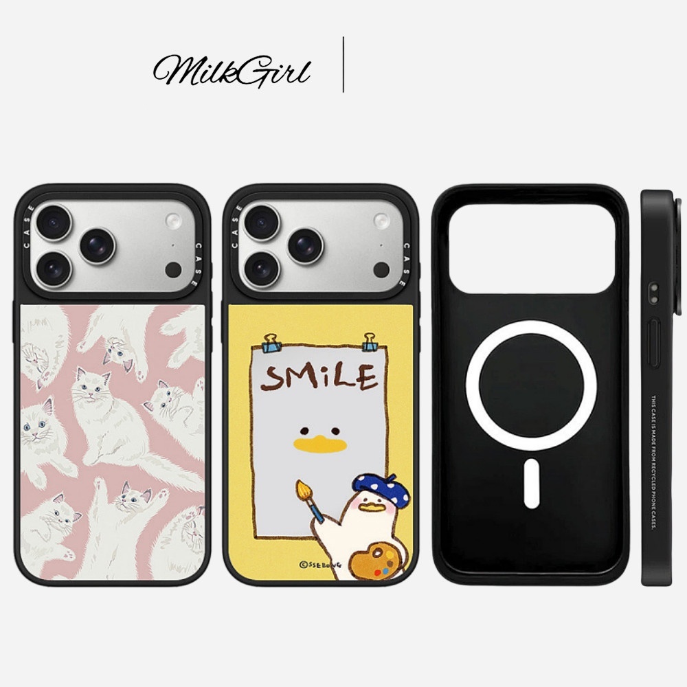 กระจกแม่เหล็กสําหรับ ไอโฟน 17 มือโปร สูงสุด 17 อากาศ 16 บวก 15 14 13 12 11 กันกระแทกป้องกันปลอก