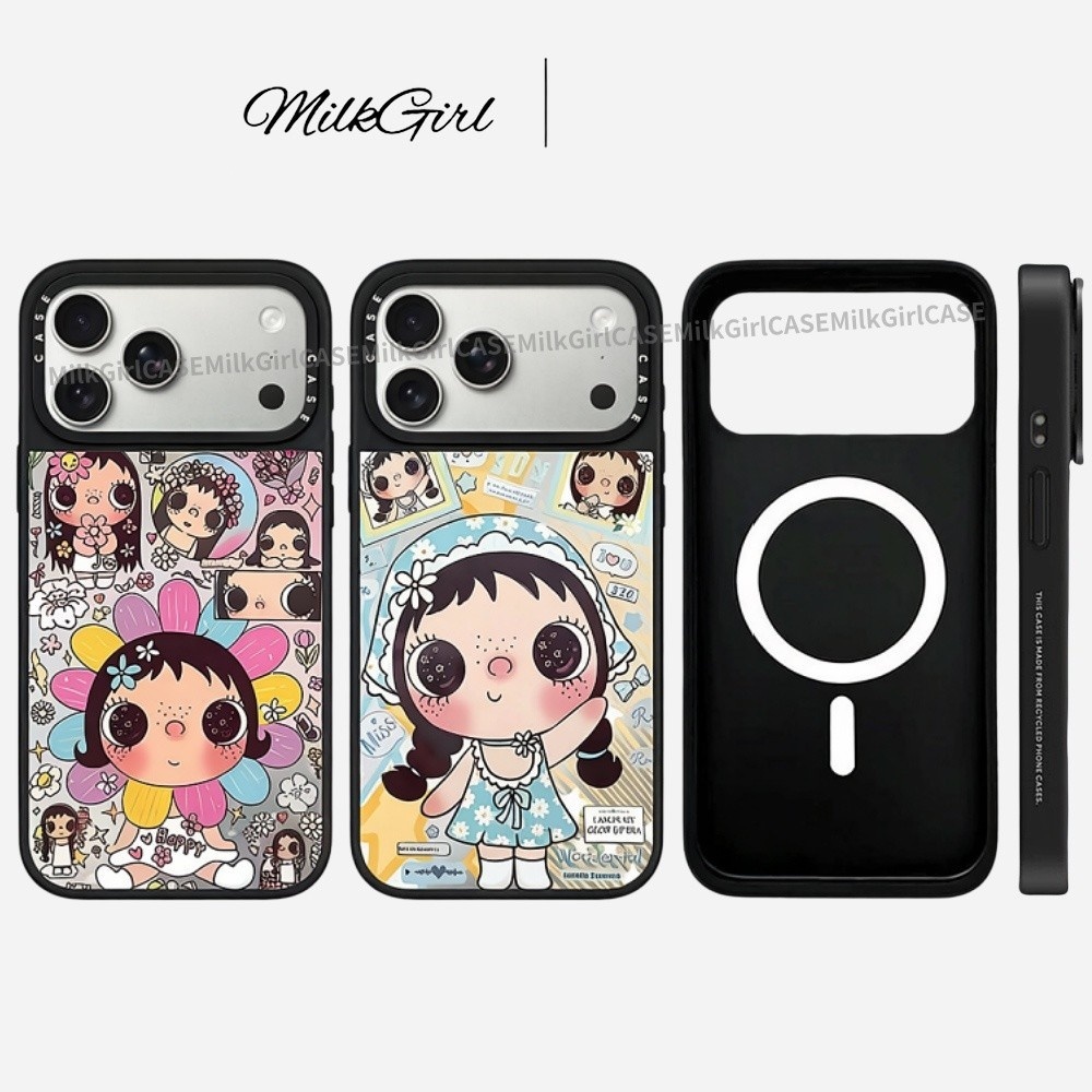 กระจกแม่เหล็กสําหรับ ไอโฟน 17 มือโปร สูงสุด 17 อากาศ 16 บวก 15 14 13 12 11 กันกระแทกป้องกันปลอก