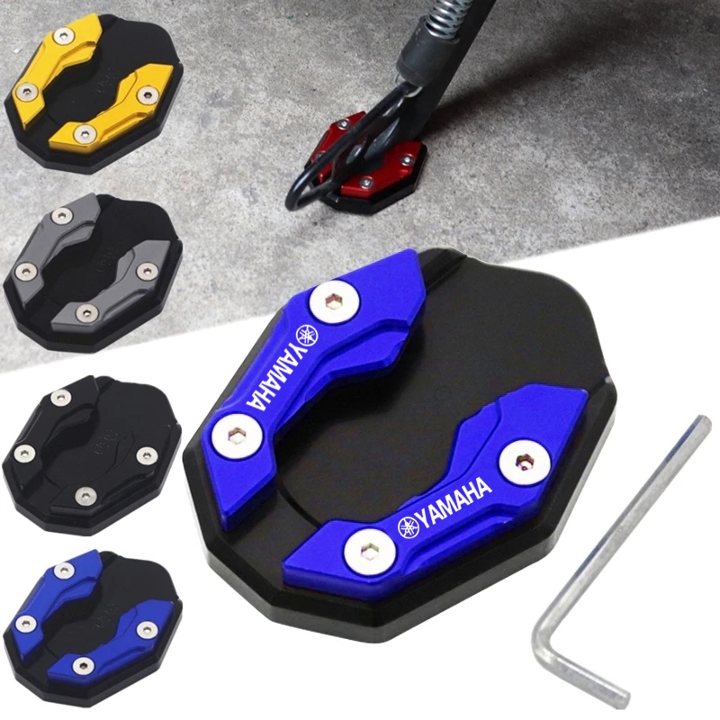 สําหรับ YAMAHA SZ 150 SZ RR SZ16 รถจักรยานยนต์ CNC Kickstand ขาตั้ง Extension Pad แผ่น