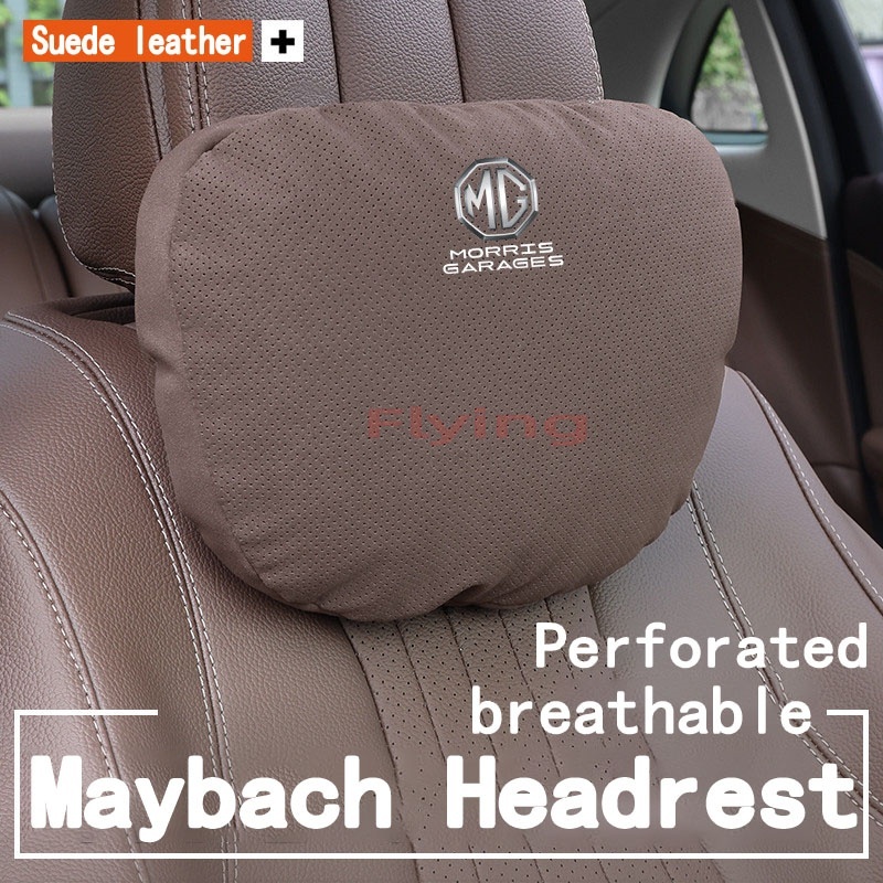 MG S5 ZS EV HS รถหนังนิ่มหนัง headrest lumbar support รถที่นั่งคอหมอนเบาะเอว breathable สบายสําหรับ 