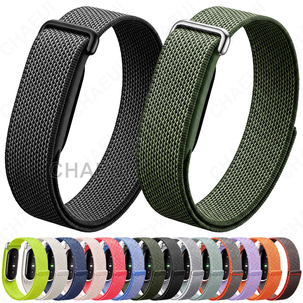 สายรัดไนลอนทอสายรัดข้อมือแบบนุ่มอุปกรณ์เสริมสําหรับ Google Fitbit Air