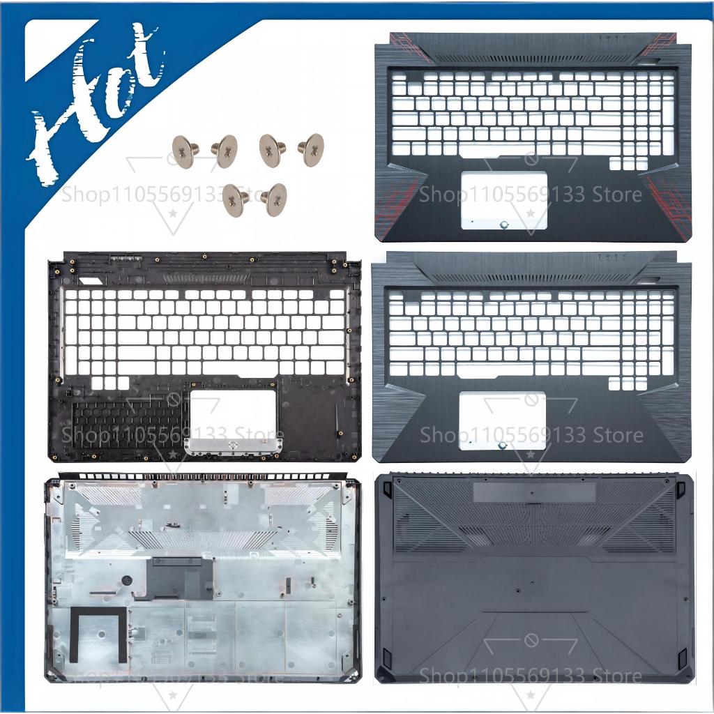 สําหรับ ASUS FX80 FX80G FX80GD FX504 FX504G FX504GD FX504GE ฝาครอบด้านบน/Palmrest ด้านล่างกรณี