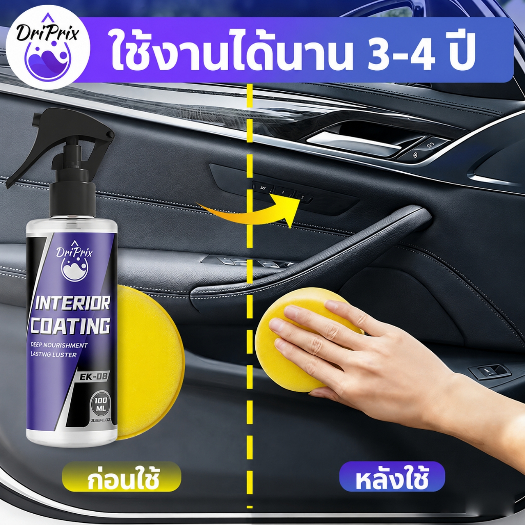 ตัวแทนเคลือบภายในรถภายในขัดตัวแทนบํารุงรักษาชิ้นส่วนพลาสติก Refurbishment Care Agent Dashboard Centr