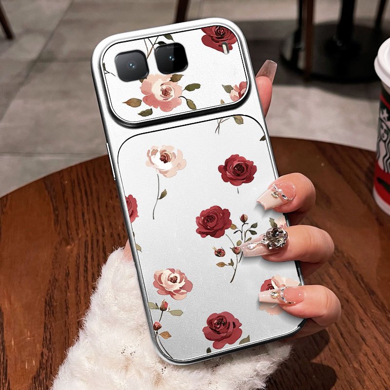 YBD เคสโทรศัพท์สําหรับ Infinix สมาร์ท 10 Plus Tecno Spark Slim KM7k X6725B X6725B_C Rose ดอกไม้ Anti