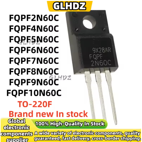 1-5PCS FQPF2N60C FQPF4N60C FQPF5N60C FQPF6N60C FQPF7N60C FQPF8N60C FQPF9N60C FQPF10N60C จุดสินค้า