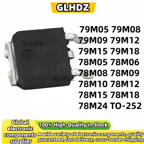 5PCS 79M05 79M08 79M09 79M12 79M15 79M18 78M05 78M06 78M08 78M09 78M10 78M12 78M18 78M24 TO-252 แรงด