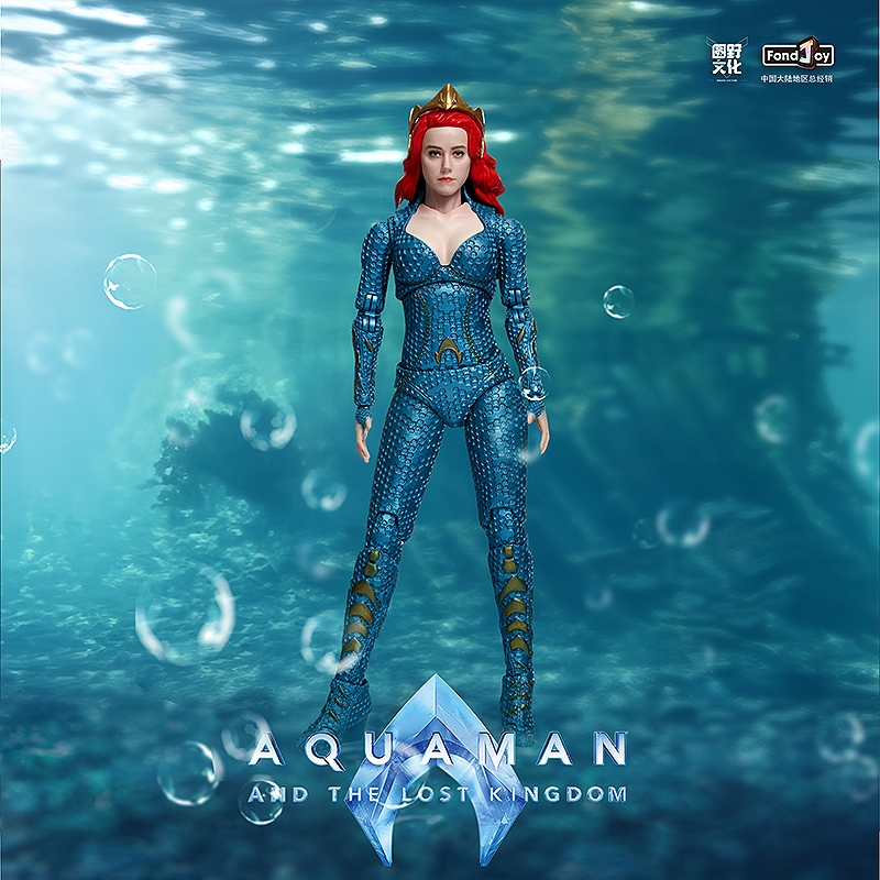 [ในสต็อก] Fondjoy Toys DC Multiverse Aquaman and the Lost Kingdom Mera 7 นิ้ว Action Figure