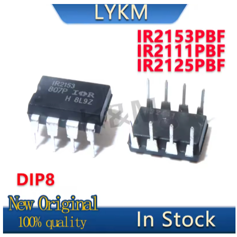 5PCS ใหม่ IR2153 IR2153PBF IR2111 IR2111PBF IR2125 IR2125PBF DIP-8 สะพานไดร์เวอร์ชิปในสต็อก