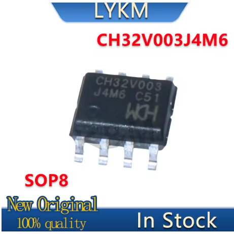 5PCS ใหม่ Original CH32V003J4M6 CH32V003 J4M6 SOP8 ชิปเดี่ยวไมโครคอมพิวเตอร์ชิปในสต็อก