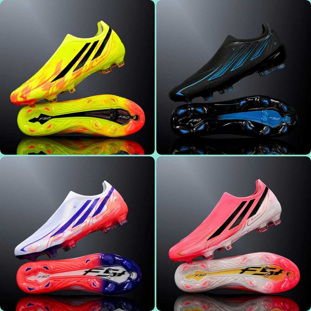COD รองเท้าฟุตบอล Unisex จัดส่ง 24 ชั่วโมง Cushioning Foot Protection TF/AG รองเท้าผ้าใบ Top Match E