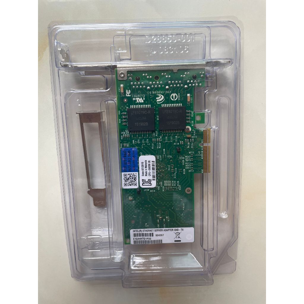 [สต๊อกพร้อม] intel E1G44HT I340T4 intel82580EB ชิปหลักสี่พอร์ต 1G การ์ดเครือข่ายเซิร์ฟเวอร์การ์ดเครื
