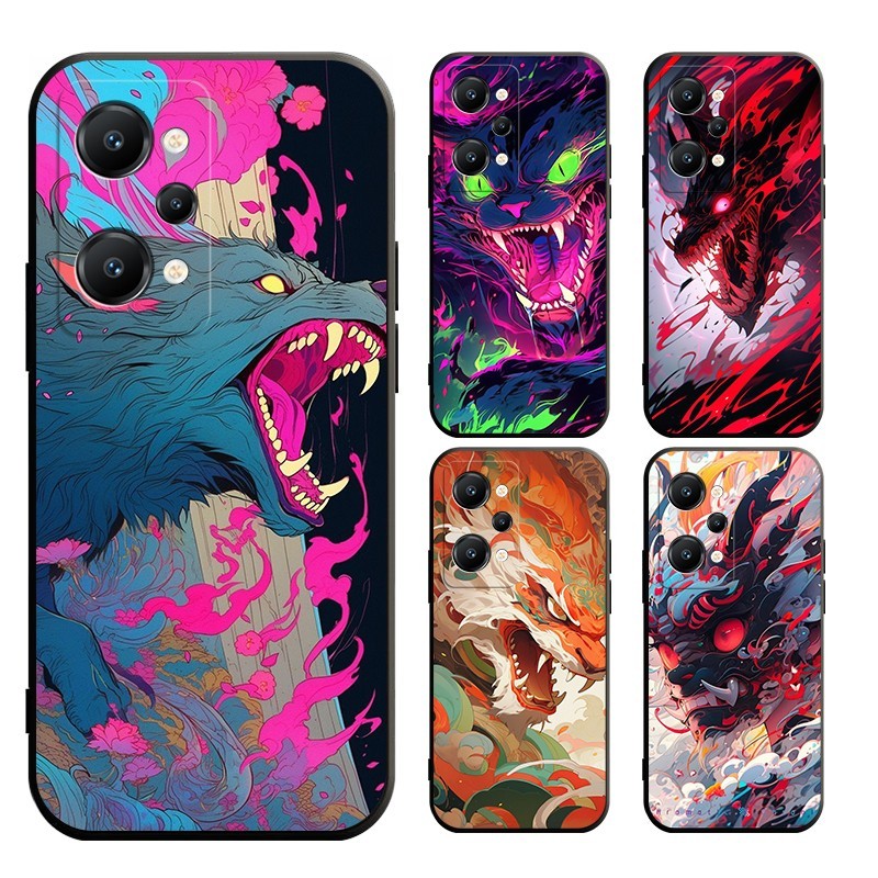 สําหรับRealme GT7 7T GT6 GT 6T NEO 3T 5G Master Edition 3 240W 3T 5G 2 3 PRO Fierce Beastปลอกนุ่มกรณ