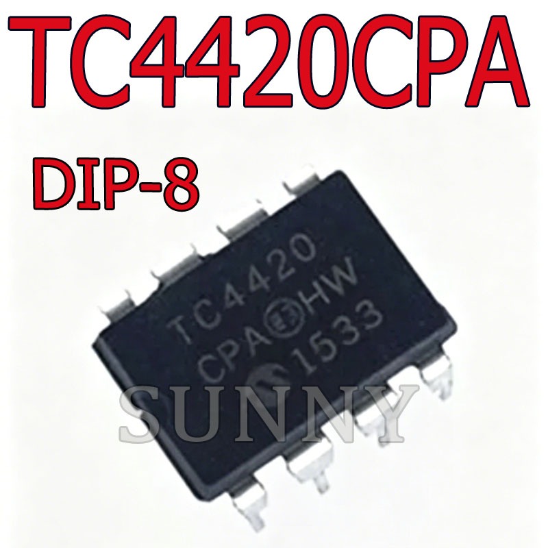 1 ~ 5PCS TC4420CPA TC4420 MOSFET ไดรฟ์ TC4420EPA นําเข้า DIP8 In-Line