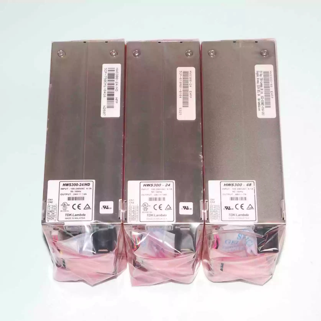 TDK‐Lambda Switching Power Supply HWS300‐24/HD HWS600‐24 HWS300‐48 โมดูลแหล่งจ่ายไฟ AC-DC อุตสาหกรรม