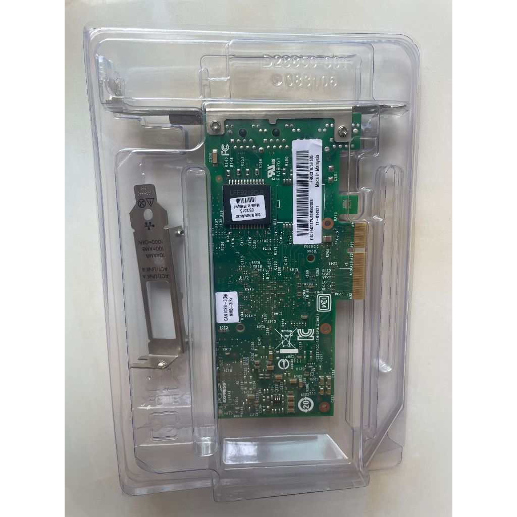 [สต๊อกพร้อม] Intel I350T2V2 สไตล์เดียวกันรุ่นLenovo Intel I350am2 ชิปพอร์ตคู่ 1Gการ์ดเครือข่ายพอร์ตไ