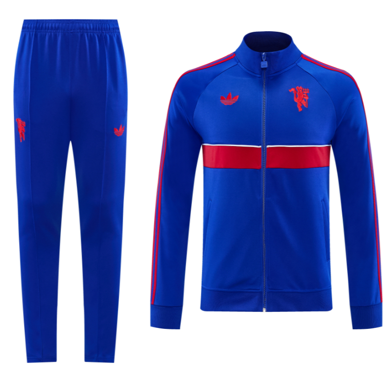 2026 Jacket Training Suit Retro Blue MI Jacket Top & Pants S-XXL 1:1