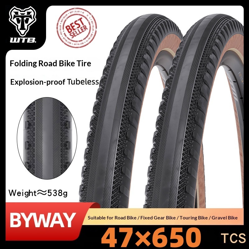 WTB Byway Gravel จักรยานยาง 650b47C พับยางจักรยานด้านนอกยางเจาะ-Resistant Off-Road แผนที่จักรยาน Tyr