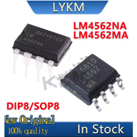 5PCS ใหม่ Original LM4562MA LM4562 SOP8 LM4562NA DIP8 เสียงไข้ dual op amp ชิปในสต็อก