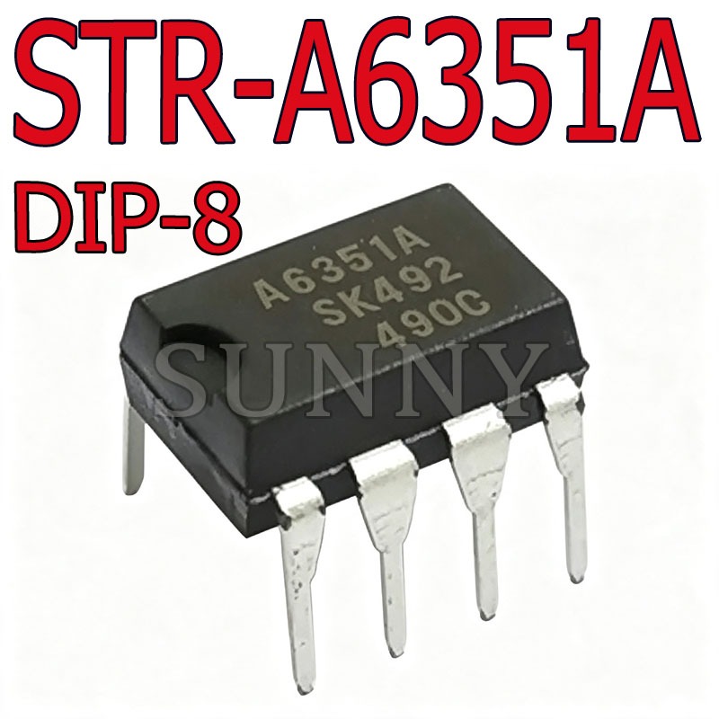 5 ~ 10PCS STR-A6351A A6351 STR-A6351 Original LCD Power Management ชิป DIP-8 In-Line