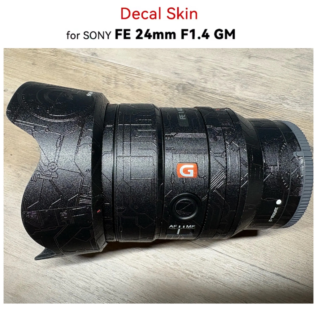 FE 24 1.4 GM Decal ผิวไวนิลฟิล์มเลนส์ป้องกันสติกเกอร์สําหรับ Sony 24 มม.F1.4 GM SEL24F14GM FE24 F/1.