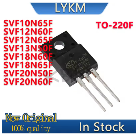 5PCS ใหม่ Original SVF10N65F SVF12N60F SVF12N65F/13N50F/18N60F/18N65F/20N50F/20N60F ในสต็อก