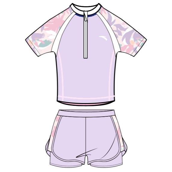 ANTA KIDS เด็กผู้หญิงกีฬาชุดว่ายน้ําเด็ก One Piece Professional Sporty สบาย Breathable 3826332425