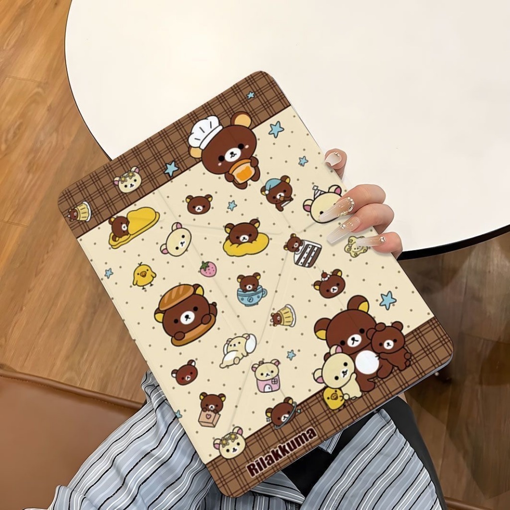 RilakkumaสําหรับiPad Air8 2026 M4 11in Air7 6 5 4 10.9" iPad Gen 11th A16 2025 10th 2022 Y + 3 พับAr