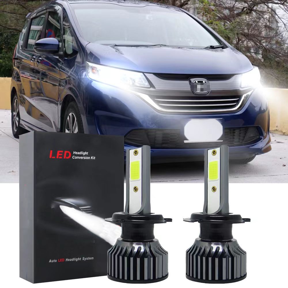 2PCS LED H4 หลอดฮาโลเจนไฟหน้า Retrofit หลอดไฟสําหรับ Honda Freed ปี 2010 - 2013