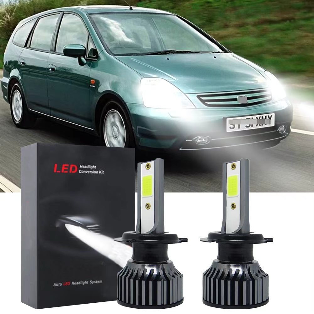 2PCS LED H4 ไฟหน้าฮาโลเจน Retrofit หลอดไฟสําหรับ Honda Stream 1st Gen ปี 2001 - 2007 CG