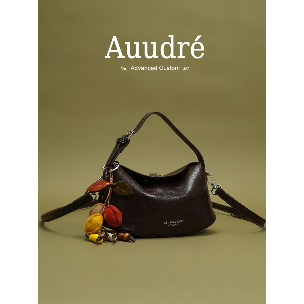 Auudre Working Sundries Handbag Retro Shoulder Bag กระเป๋าสะพายข้าง