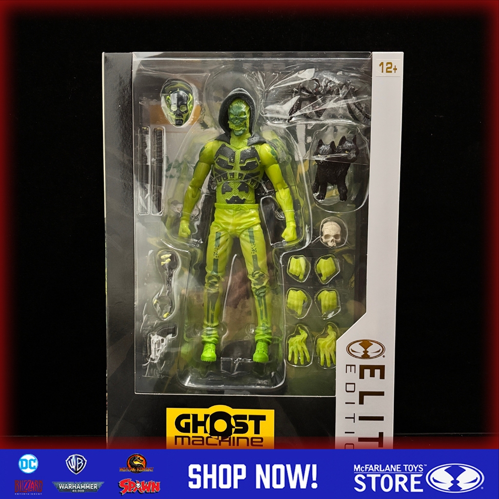 [มีในสต็อก] McFarlane Toys Ghost Machine Geiger Elite Edition แอ็คชั่นฟิกเกอร์ขนาด 7 นิ้ว