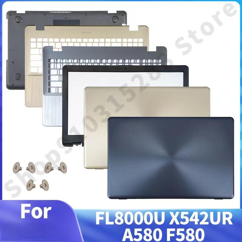 สําหรับ Asus X542U X542 X542UR X542BA A580 F580 FL8000 FL8000U ฝาหลังด้านหน้า Bezel Palmrest Lower