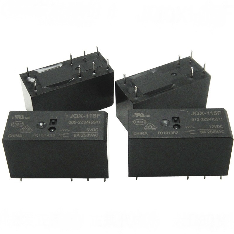 รีเลย์ JQX-115F 012-2ZS4 12VDC 8 Pins