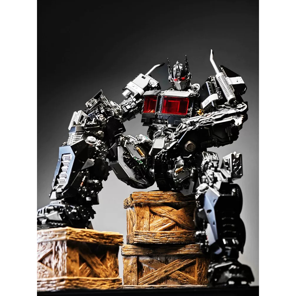 Gaiden Optimus Prime Deformation Toy Dark Sky Meteorite Optimus Prime Figure Model Gold