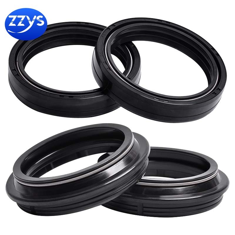 43x52.9x9.5 มม.ด้านหน้าส้อมShock Damperซีลน้ํามันและฝุ่นชุดสําหรับBMW F800 รถจักรยานยนต์อะไหล่43*52.
