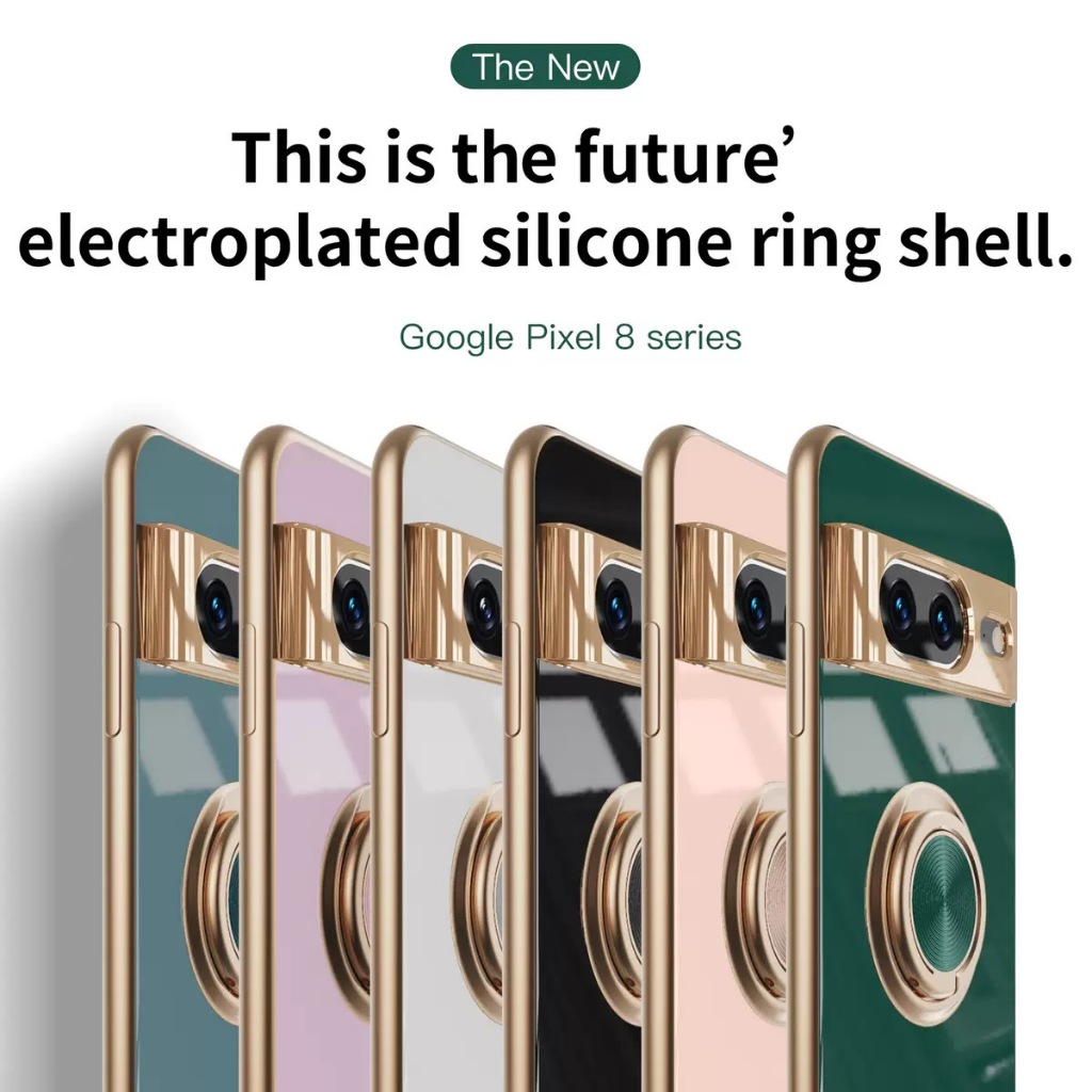 เหมาะสําหรับ GooglePixel10PRO XL เคสโทรศัพท์ 9A/8 แหวนหัวเข็มขัดวงเล็บแม่เหล็กป้องกันกรณีกันกระแทก