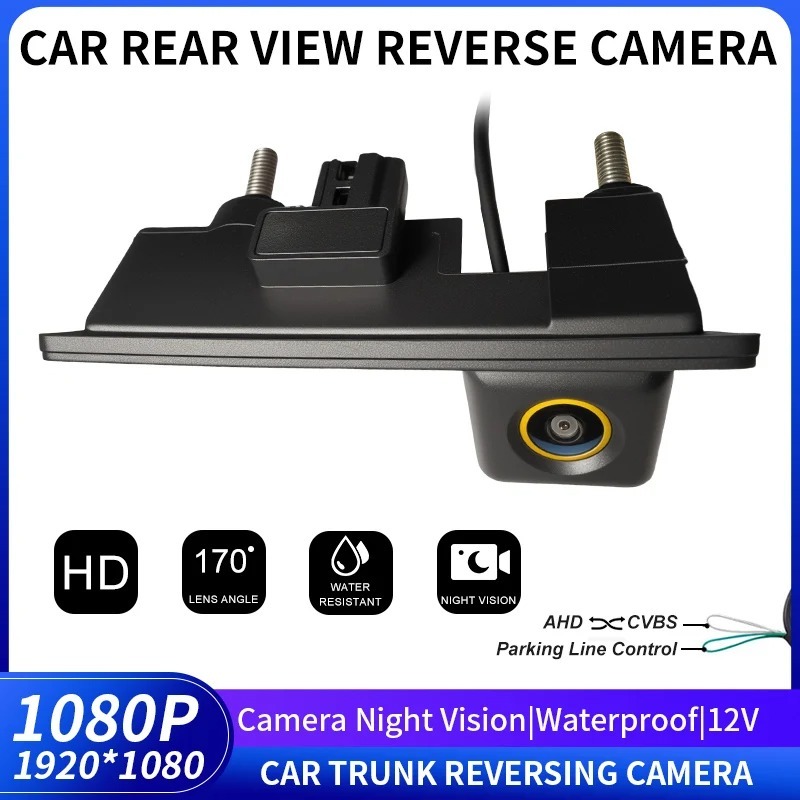 AHD1080P 170° กล้องมองหลังรถยนต์สําหรับVW Volkswagen Passat B5 Tiguan Jetta MK6 Audi A3 A4 A5 A6 A7 