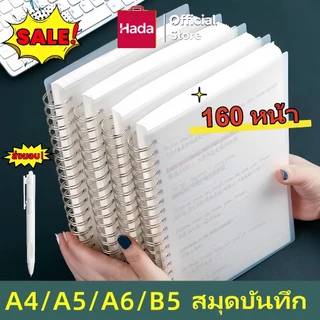 สมุดโน๊ตขนาด A5/A6/B5 สมุดโน้ตขนาดใหญ่แบบเรียบง่าย พิเศษสำหรับนักเรียนมัธยมปลายและนักศึกษาวิทยาลัย ตารางไดอารีสแควร์ สมุดจดบันทึก muji