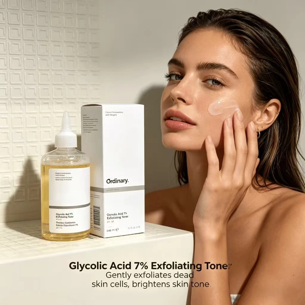 The Ordinary Glycolic Acid 7% Toner สําหรับสิวและรอยสิว Peeling Exfoliating Whitening 240ML Toner สํ