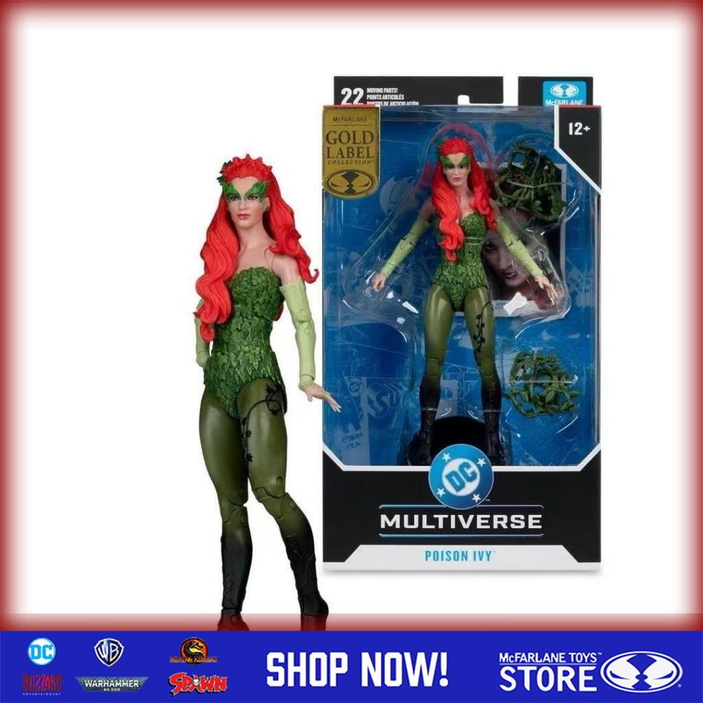 [มีในสต็อก] McFarlane Toys DC Multiverse Poison Ivy (Batman & Robin Movie) (ฉลากทอง) แอ็คชั่นฟิกเกอร์ 7 นิ้ว