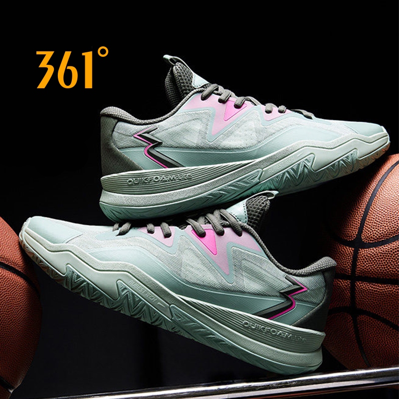 361 Degrees Flame Strike5 V2 Man รองเท้าบาสเก็ตบอลดูดซับแรงกระแทกระบายอากาศ 672631117