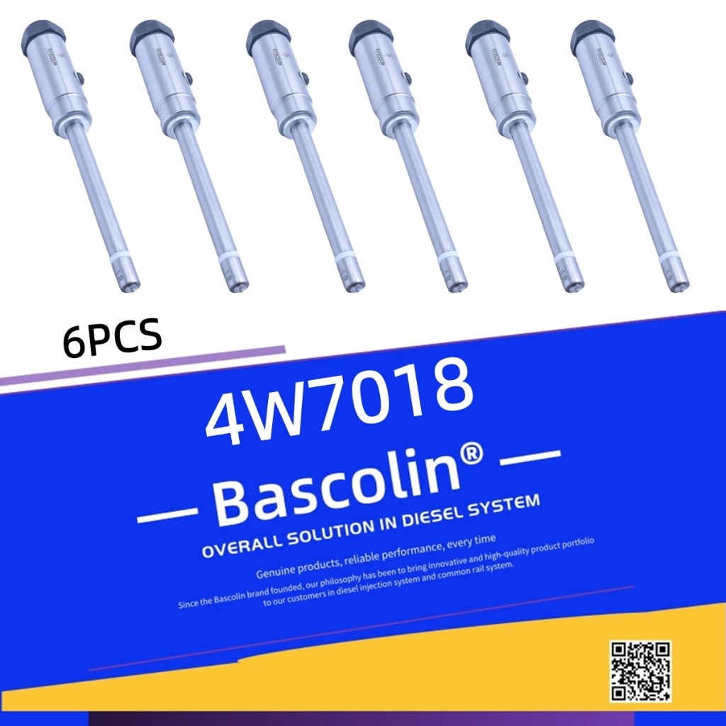 4W7018 6 ชิ้น/ล็อต BASCOLIN หัวฉีดน้ํามันเชื้อเพลิงดินสอหัวฉีด 0R-3422 สําหรับ Caterpillar 3406B/C